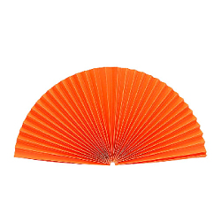 Веер-гармошка 180г/м 80 см, оранжевый